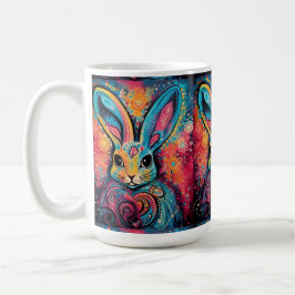 Valentine Bunny Positive vibes herzen Kaffeetasse