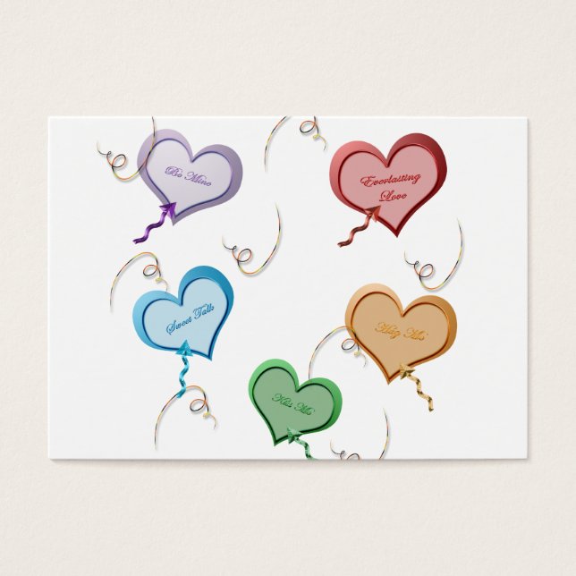 Valentine Candy Cards (Vorderseite)