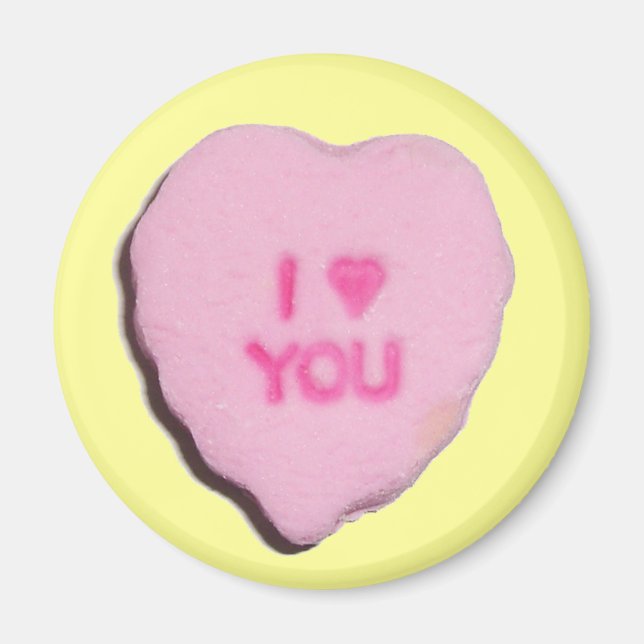 Valentine Candy Heart Magnet (Vorne)