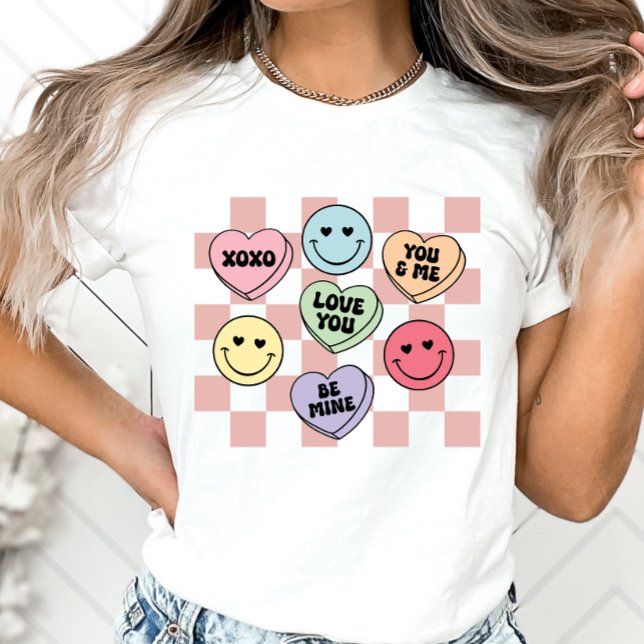 Valentine Candy Hearts Shirt, Konversationsherz T-Shirt (Von Creator hochgeladen)
