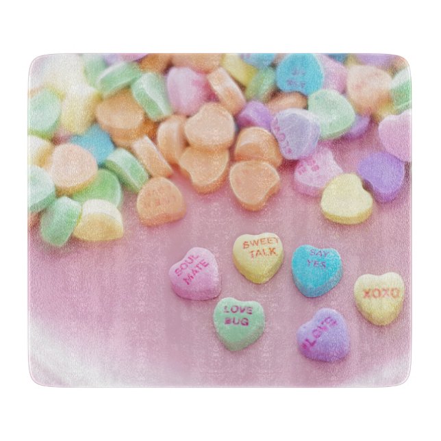 Valentine Candy Schneidebrett (Vorderseite)