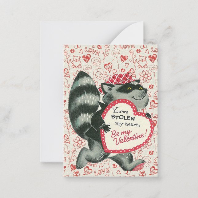 Valentine Card Pack für Kinder Mitteilungskarte (Vorderseite)