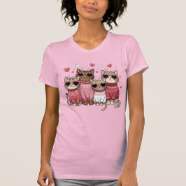 Valentine Cats T-Shirt