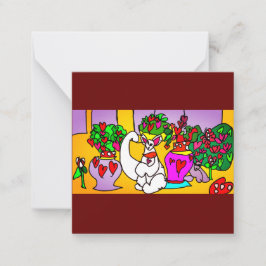 Valentine Cats Tasse Holzkasten Schildermagnet Mitteilungskarte