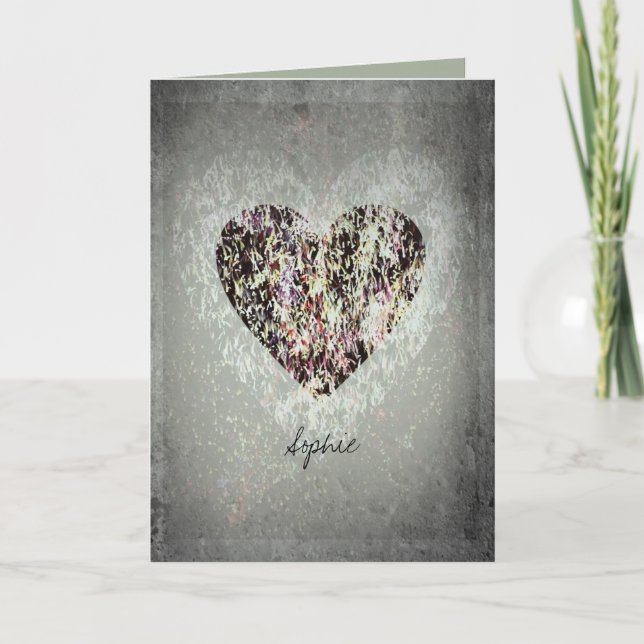 Valentine Celebration Feiertagskarte (Vorderseite)