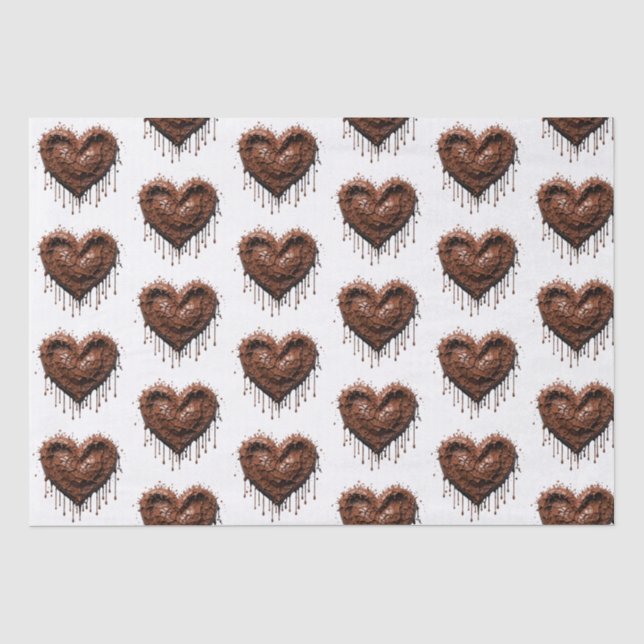 Valentine Chocolate Seidenpapier (Vorderseite)