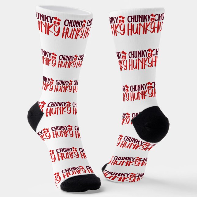 Valentine Chunky Hunky Socken (Gewinkelt)