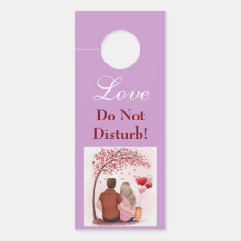 Valentine Couple Love Do Not Disturb Türanhänger
