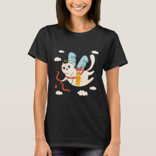 Valentine Cupid Kitty T-Shirt