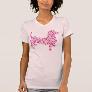 Valentine Dackel Herz T-Shirt