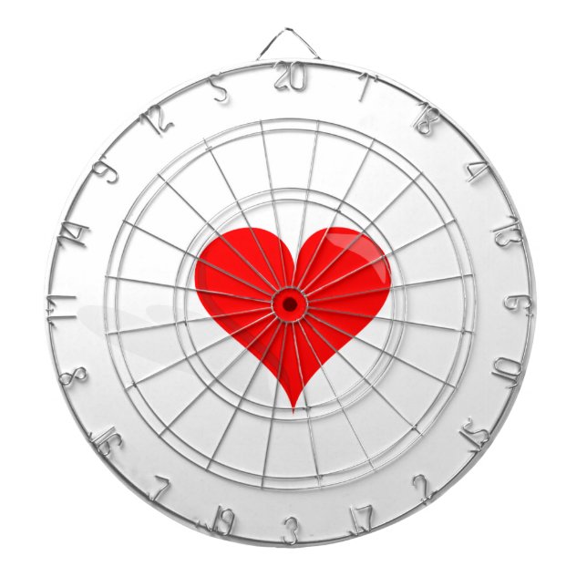 Valentine Day Dart Board Dartscheibe (vorne)