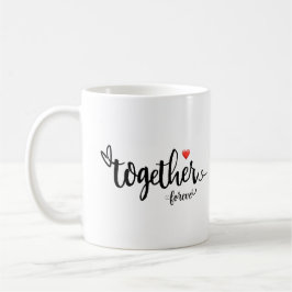 Valentine Day gibt für immer zusammen Kaffeetasse