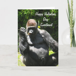 VALENTINE DE VOTRE CARTE GORILLA