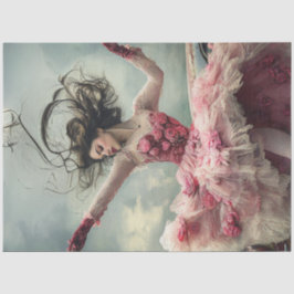 Valentine Decoupage Liebe Tanzen Seidenpapier