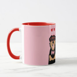 Valentine Dogs Rottweiler Maltipoo Puppy Tasse