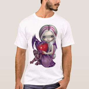 Valentine-Drache-gotisches feenhaftes Shirt