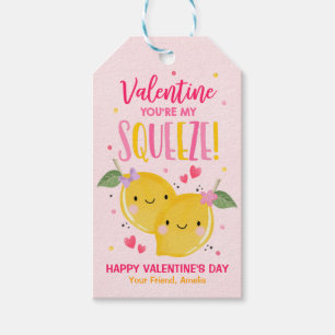 Valentine Du bist mein Hauptquetschen Lemon-Klasse Geschenkanhänger
