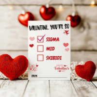 Valentine, du bist so Sigma! Valentinstag des Teen