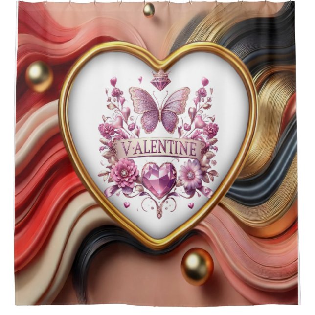 Valentine Duschvorhang (Vorderseite)