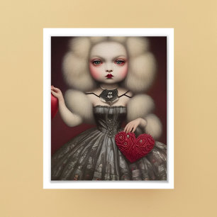 Valentine Ein skurriler Goth-Puppenposter Poster