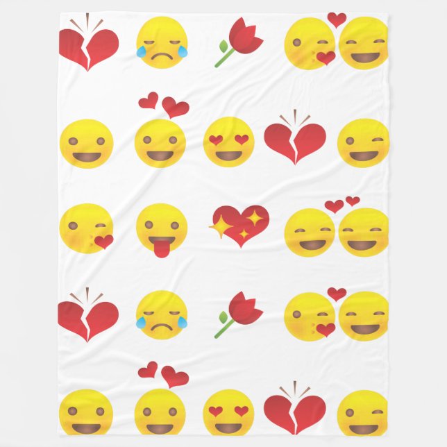 Valentine Emojis decke (Vorderseite)
