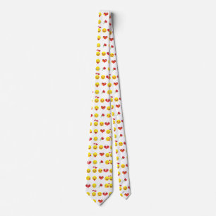 Valentine Emojis vêtements pour hommes cravate de 
