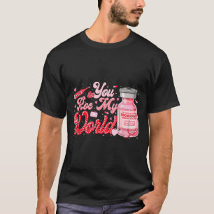Valentine Er Ed Icu Nicu Rn Krankenschwester Du Ro T-Shirt