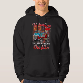 Valentine Feuerwehrmann, den du mir mein Herz auf  Hoodie