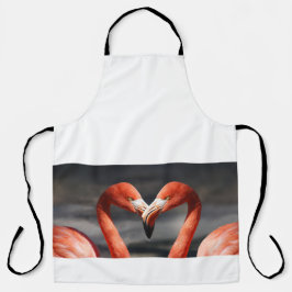 Valentine Flamingo Schürze