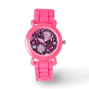 Valentine Floral Pattern Armbanduhr