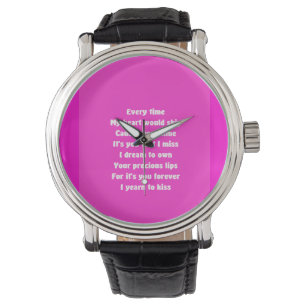 Valentine Forever Ihre Liebe Armbanduhr