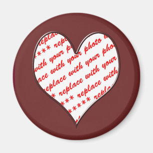 Valentine-Foto-Rahmen Magnet