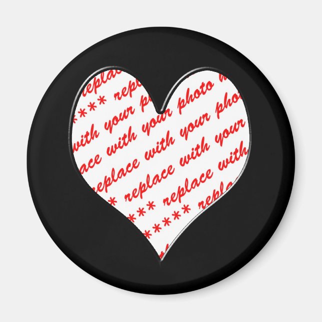 Valentine-Foto-Rahmen Magnet (Vorne)