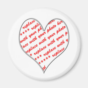 Valentine-Foto-Rahmen Magnet