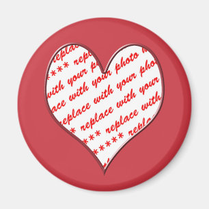 Valentine-Foto-Rahmen Magnet