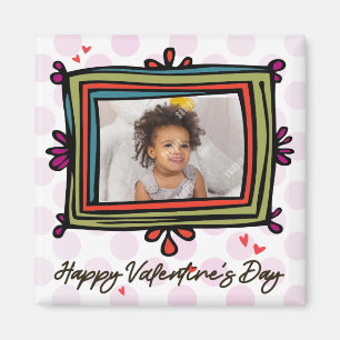Valentine Foto Template Magnet