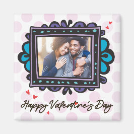 Valentine Foto Template Magnet