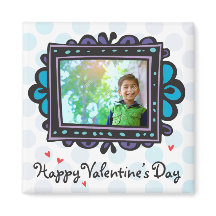 Valentine Foto Template Magnet
