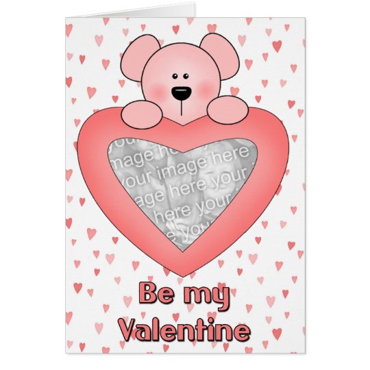 Valentine-Fotokarte Karte