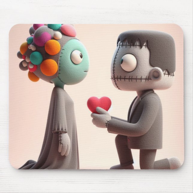 Valentine Frankenstein Mousepad (Vorne)