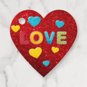 Valentine Fun 3D Mix und Match Geschenkanhänger