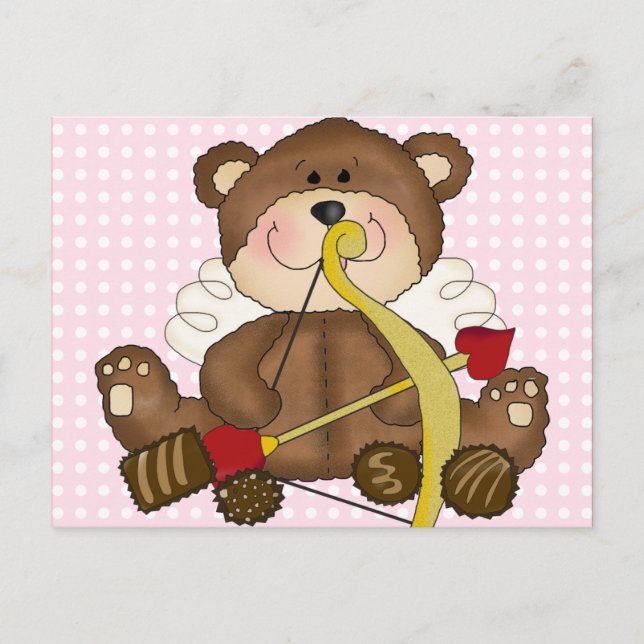 Valentine für Kinder Feiertagspostkarte (Vorderseite)
