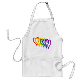 Valentine Gay Pride Rainbow Lagen Herz Schürze