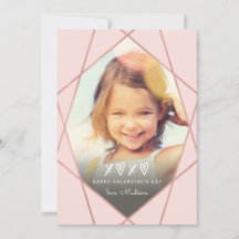 Valentine Geometric Imitats Rose Goldene Fohlen | 