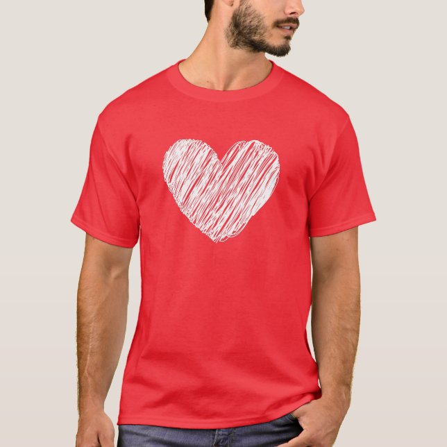 Valentine Geschenk für ihre einfache Purview-Desig T-Shirt (Vorderseite)