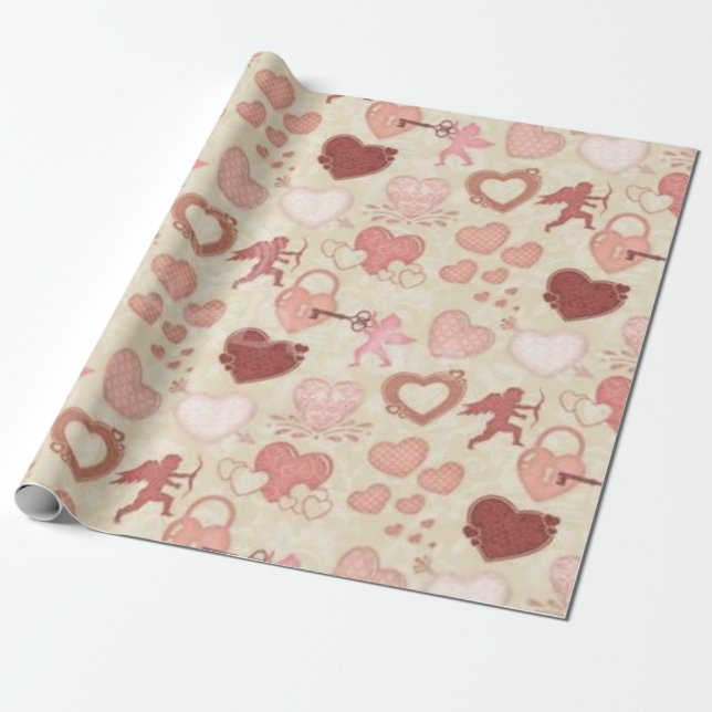 Valentine Geschenkpapier (Ungerollt)