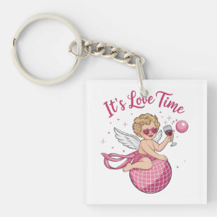 Valentine Gift Es ist Liebe Zeit Schlüsselanhänger