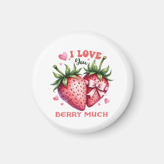 Valentine Gift | Ich Liebe Sie Berry viel Magnet