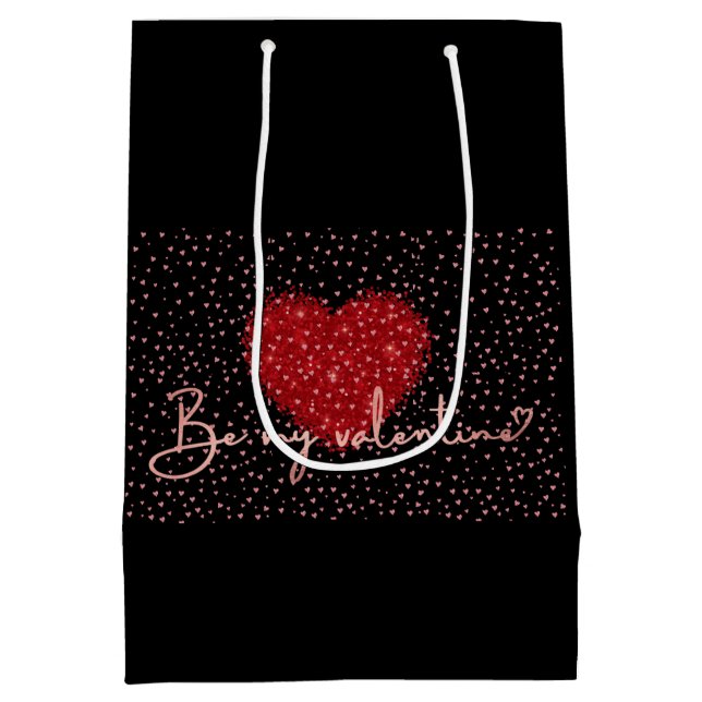 Valentine Gift Wrap Mittlere Geschenktüte (Rückseite)