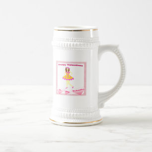 Valentine Girl Bierglas